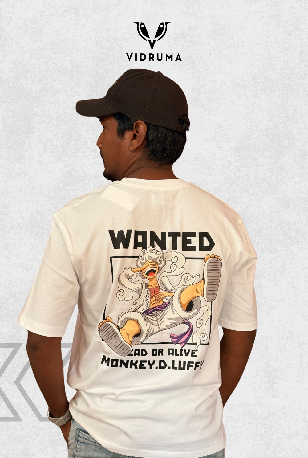 One Piece Luffy Oversized T-Shirt – 220 GSM